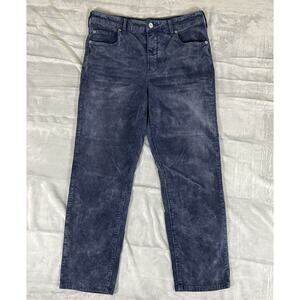 Anthropologie Pilcro 29 Corduroy Blue Jeans Straight Super Soft Modal 31” Waist